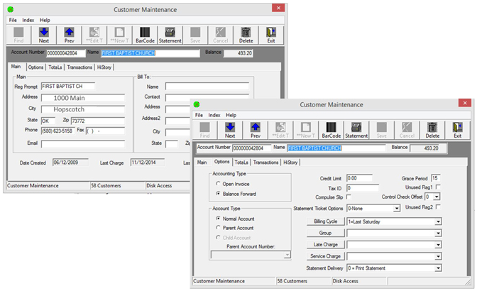 S4 WinAR store-level accounts receivable