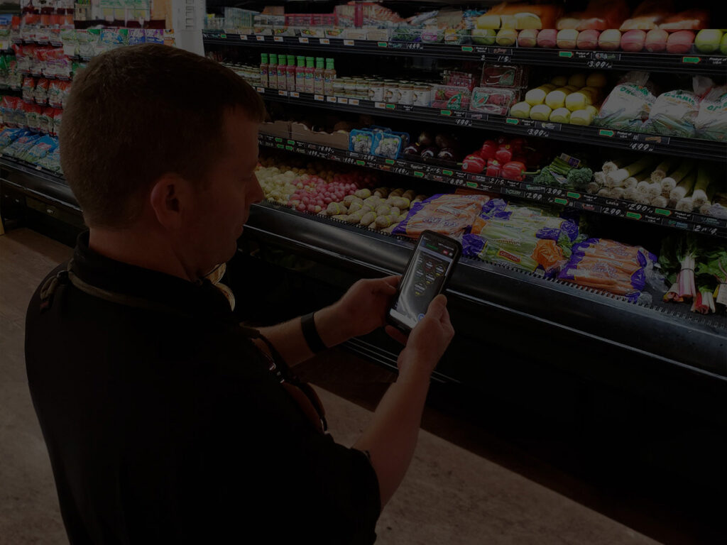 S4Vision dashboard — live store KPIs on a phone